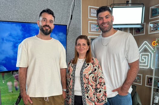 אירוע השקת בית הפודיום, מימין לשמאל: אורי ששון, ליאת סדן ואורן יוסיפוביץ, צילום: יח״צ